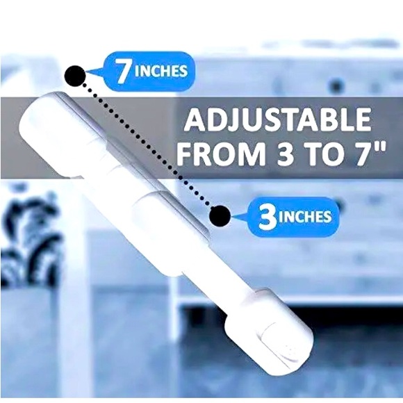 *3/$20* MULTI-USE STRAP LOCKS. 4 PK ADHESIVE ADJUSTING LATCHES TO CHILD PROOF. - Picture 4 of 5